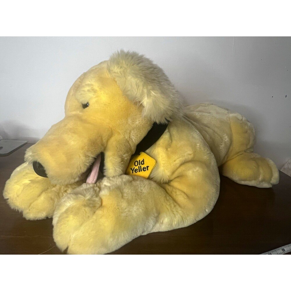 Old Yeller Disney Store Best Of Show Large Plush Stuffed Dog 30 Vintage RARE HTF